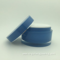 30ml containers with acrylic double wall beautiful cream pot with blue color